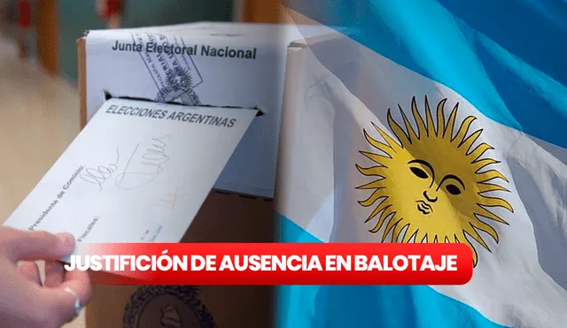 Conoce AQUÍ los pasos para justificar el no votar en el balotaje de Argentina. Foto: composición LR/Pinterest/iProfesional