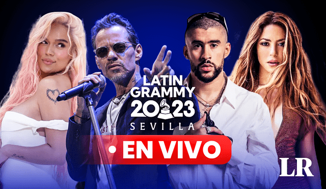 Figuras de distintos géneros musicales participan en los Latin Grammys 2023. Foto: composición de Fabrizio Oviedo/Instagram/AFP
