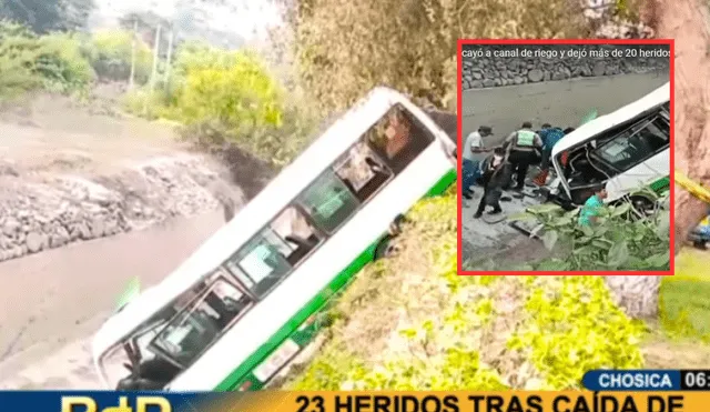 Accidente en Carretera Central. Se habría vaciado los frenos al bus del Chosicano. Foto: La República/Panamericana/TV Perú