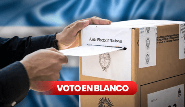 Voto en blanco en la segunda vuelta en Argentina. ¿Qué es y a quién beneficia? Foto: composición LR/Dirección Nacional Electoral