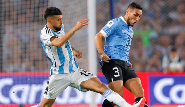 Argentina y Uruguay protagonizaron un partidazo en La Bombonera por las Eliminatorias. Foto: EFE