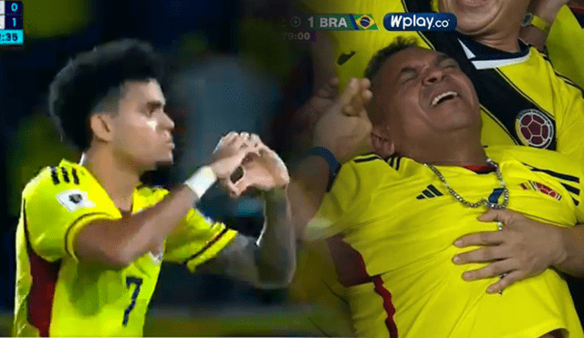 Luis Díaz anotó un doblete y le dio el triunfo a Colombia sobre Brasil. Foto: composición GLR | Video: Movistar Deportes
