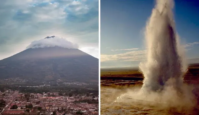 La erupción de un volcán de agua puede repetirse en cuestión de segundos, minutos u horas. Foto: composición LR/El imparcial/Curiosoando