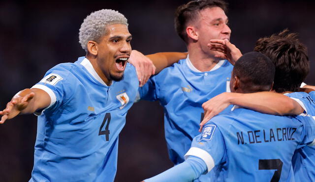 La selección uruguay sacó un importante triunfo en La Bombonera ante Argentina. Foto: EFE