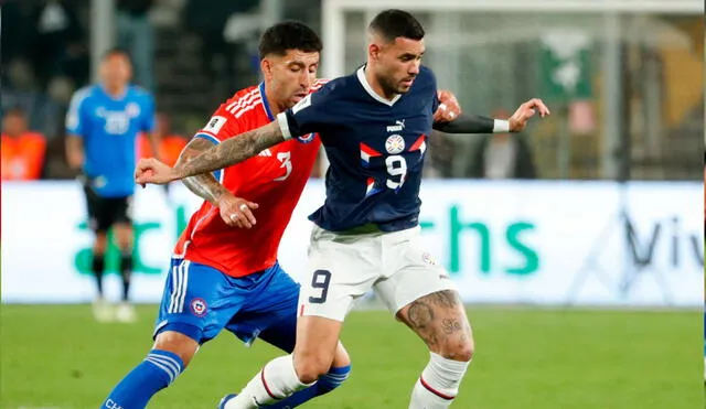 Chile y Paraguay tienen 5 puntos en las Eliminatorias. Foto: EFE