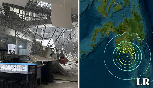 Fuerte sismo dejó estragos en la infraestructura de Filipinas. Foto: composición LR/Bloomberg