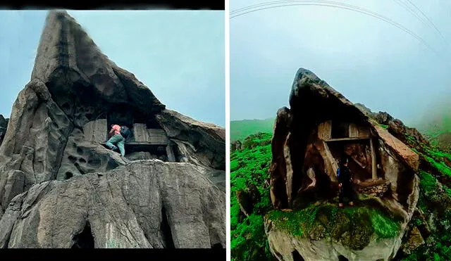 La casa de piedra en Independencia también es conocido como la boca del tiburón. Foto: captura de Youtube/MarkoTk/GeoTripp