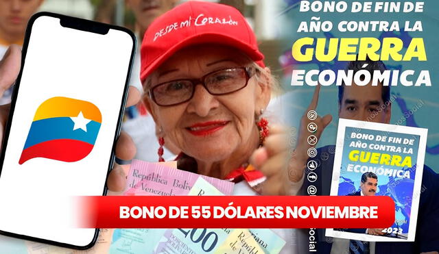 Conoce cuál es el Bono Patria con el que el Gobierno de Nicolás Maduro entrega US$55. Foto: composición LR/Twitter Patria.