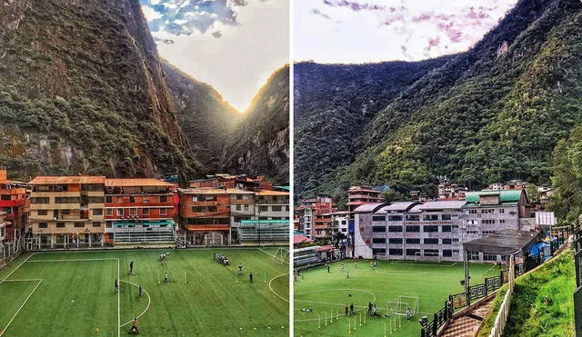 El estadio tiene grass sintético. Foto: composición LR/Facebook Turismo al Perú / Facebook Zona Fútbol