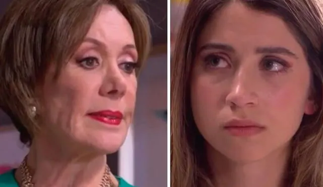 Francesca aconseja a Alessia en 'Al fondo hay sitio'. Foto: captura de América TV