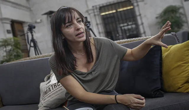 La escritora española habló sobre el amor en los tiempos de Tinder en el Hay Festival Arequipa 2023. Foto: Rodrigo Talavera/LR