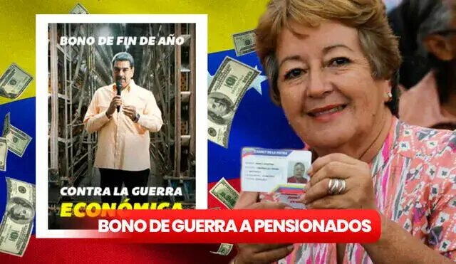 Los beneficiarios del IVSS reciben el Bono de Guerra y el pago de su pensión cada mes. Foto: composición LR   