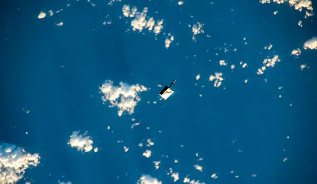 El objeto se encuentra en órbita cerca de la Estación Espacial Internacional. Foto: NASA