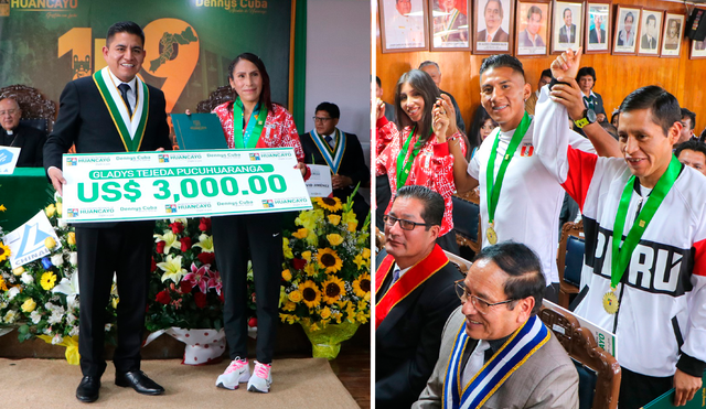 Empresas privadas reunen incentivos económicos para deportistas medallistas. Foto: Facebook Municipalidad de Huancayo