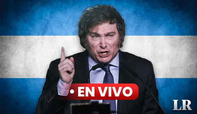 Javier Milei, economista de La Libertad Avanza, buscará este domingo 19 de noviembre ganar el balotaje en Argentina. Sigue EN VIVO estos comicios presidenciales. Foto: composición LR/AFP