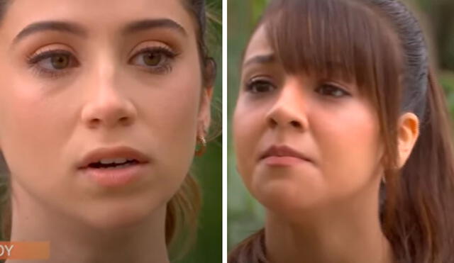 Alessia encara a Dolores y está dispuesta a conquistar a Jimmy. Foto: Captura de América TV