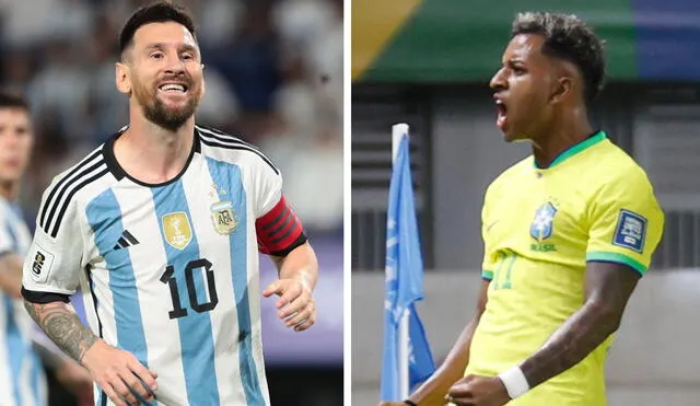 Argentina y Brasil volverán a jugar entre sí tras más de dos años. Foto: composición de LR/EFE