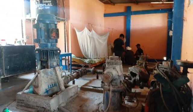 Delincuentes robaron equipos de planta de captación de agua en La Peña. Foto: Sullana Noticias