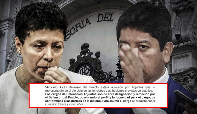 Fujimorista Martha Moyano y el defensor Josué Gutiérez juegan en pared. (Foto composición: La República)