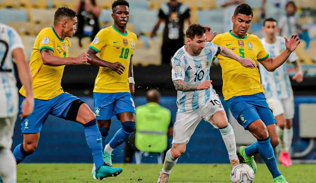 Argentina vs. Brasil: la Verdeamarela no le gana a la Albiceleste desde el 2019. Foto: EFE