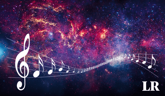 La partitura inspirada en el Centro Galáctico está disponible para descargarse gratis. Foto: composiciónLR/NASA