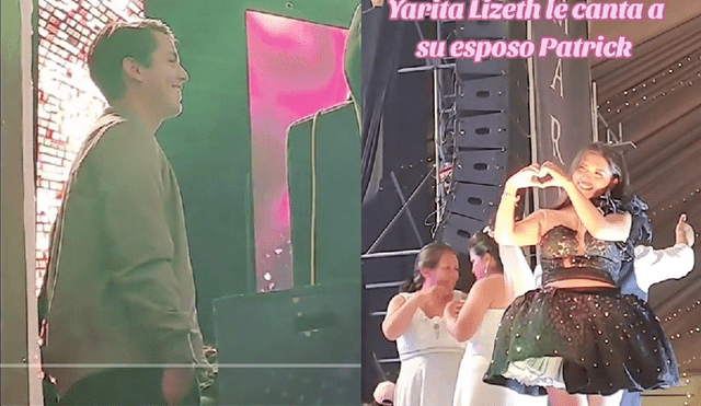 Patrick Lundberg acompaña a Yarita Lizeth en sus conciertos. Foto y video: composición LR: @Heiden2611/TikTok