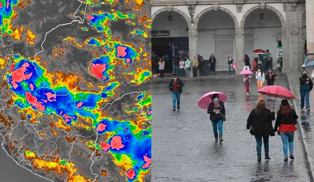 Estas son las regiones que serán afectadas por las lluvias en los próximos días. Foto: Senamhi