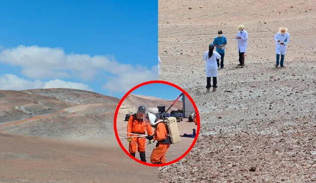 A las pampas de La Joya se instaló un equipo respaldado por la NASA para realizar estudios en suelo peruano. Foto: Foto: composición LR/Andina/TV Perú/Saúl Pérez Montaño
