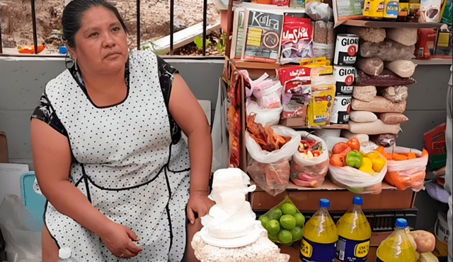 La peruana María Elena lleva 30 años viviendo en Argentina y se dedica a la venta de productos peruanos. Foto y video: Betty Terrones/La República