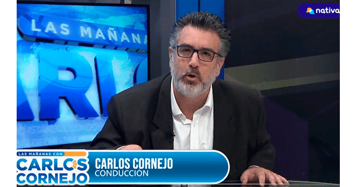 Carlos Cornejo cuestionó el predictamen que impulsa la Comisión de Constitución liderada por la fujimorista Martha Moyano. Foto: captura/ Nativa - Video: Nativa