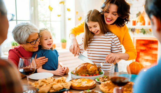 La cena de Acción de gracias es utilizada por muchas familias y amigos para reencontrarse. Foto: wekookmarketing