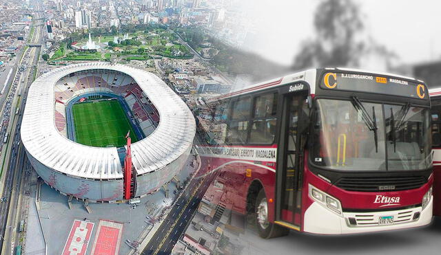 El Estadio Nacional también cuenta con su propia estación del Metropolitano. Foto: composición LR.