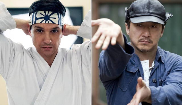 Los actores Ralph Macchio y Jackie Chan anunciaron su participación en la nueva película de ‘Karate Kid’. Foto: composición LR/Netflix/Columbia Pictures