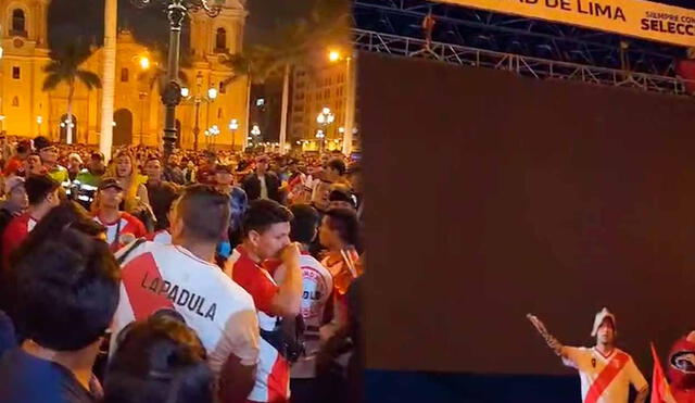 Se registraron enfrentamientos por el partido de la selección peruana contra Venezuela. Foto: composición LR