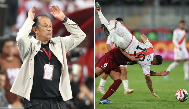 La hinchada pide la salida del técnico de la selección peruana. Foto: composición LR/EFE