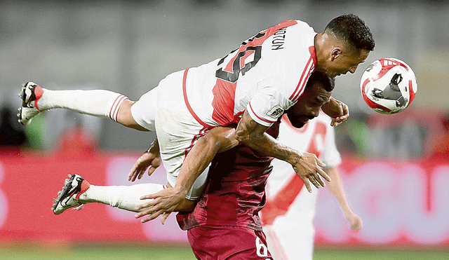 Intentó. Yoshimar Yotún se encargó de romper la sequía de goles de la selección peruana en las Eliminatorias, pero no fue suficiente para conseguir el triunfo. Foto: difusión