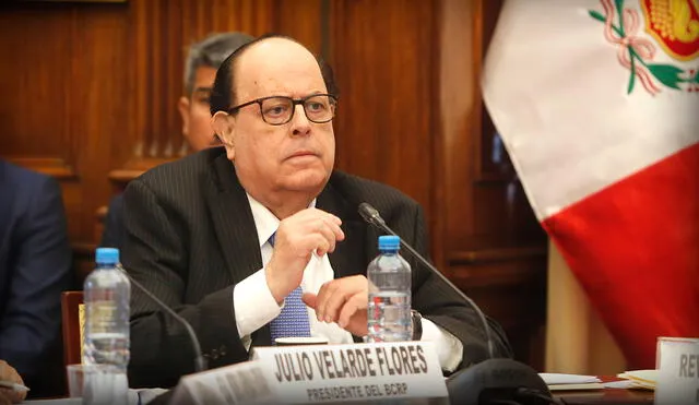 Julio Velarde, presidente del Banco Central de Reserva. Foto: Carlos Félix/La República