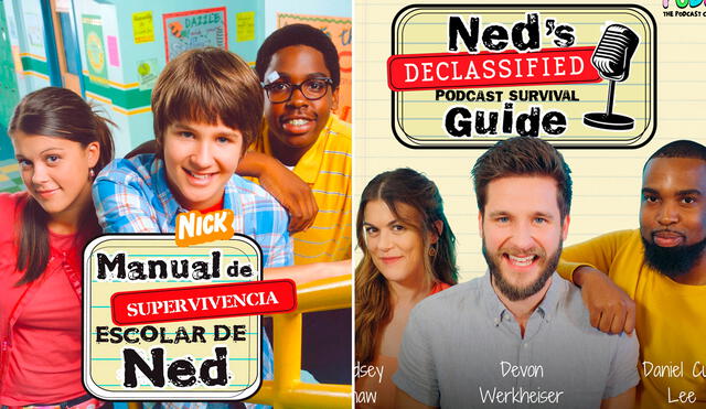 ‘Manual de supervivencia escolar de Ned’ tuvo 3 temporadas y estuvo al aire desde 2004 a 2007. Foto: composición LR/Nickelodeon/Ned's Declassified Podcast Survival Guide