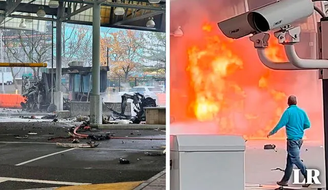 La explosión en la frontera de Canadá y Estados Unidos se registró un día antes de Acción de Gracias. Foto: composición LR/ABC/@6ixbuzztv