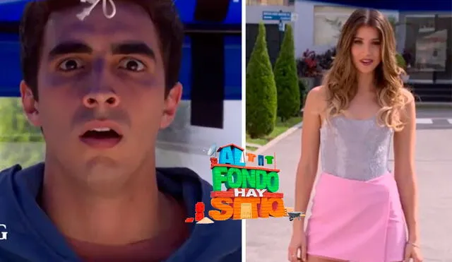 Alessia impactó a Jimmy con tremendo look en medio de Las Nuevas Lomas. Foto: Captura de América TV