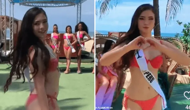 Kyara Villanella recibe elogios de sus seguidores. Foto: composición LR/captura Miss Teen Universe