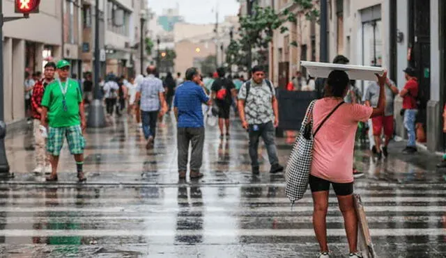 Llovizna en Lima