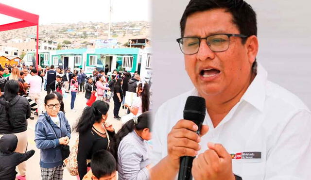 El ministro de Salud, César Vásquez, impulsará el Plan 1.000 para mejorar el servicio de salud. Foto: composición LR/Andina