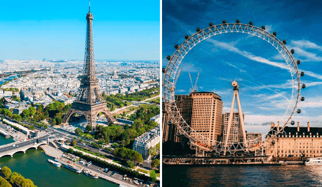 Londres y París fueron de los destinos más solicitados en la anterior edición, según Hooper. Foto: composición LR/Visita Londres/National Geographic