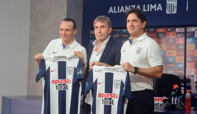 Alejandro Restrepo, Néstor Bonillo y Bruno Marioni inician una nueva etapa en Alianza Lima para este 2024. Foto: La República/Rosario Rojas