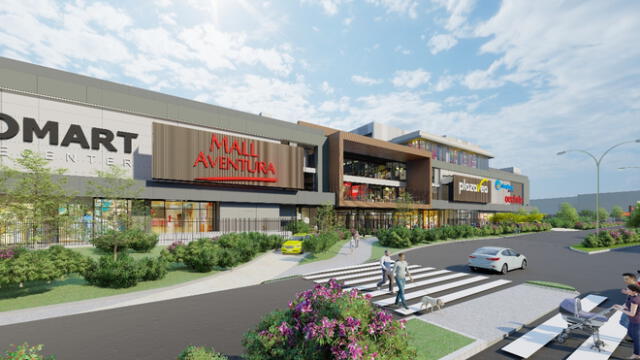 La construcción de este centro comercial demandó alrededor de S/85 millones. Foto: Mall Aventura