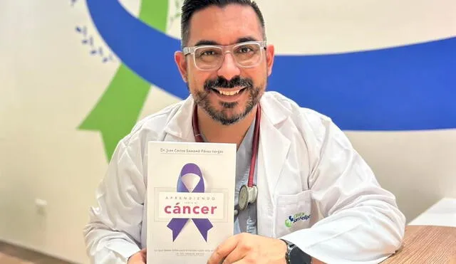 Juan Carlos Samamé, médico oncólogo. Autor del libro "Aprendiendo sobre el cáncer". Foto: Difusión.