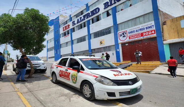 Presuntos extorsionadores lanzaron bomba por ventana de colegio. Foto: La República