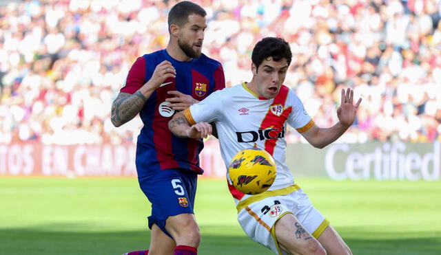 Barcelona debía ganarle a Rayo Vallecano para acercarse al líder de la tabla. Foto: EFE | Video: DSports