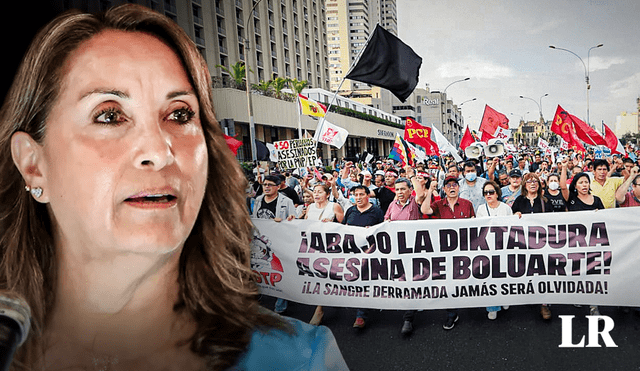 Gremios se alistan para participar en una nueva jornada de lucha contra la presidenta Dina Boluarte. Foto: composición de Jazmín Ceras/LR